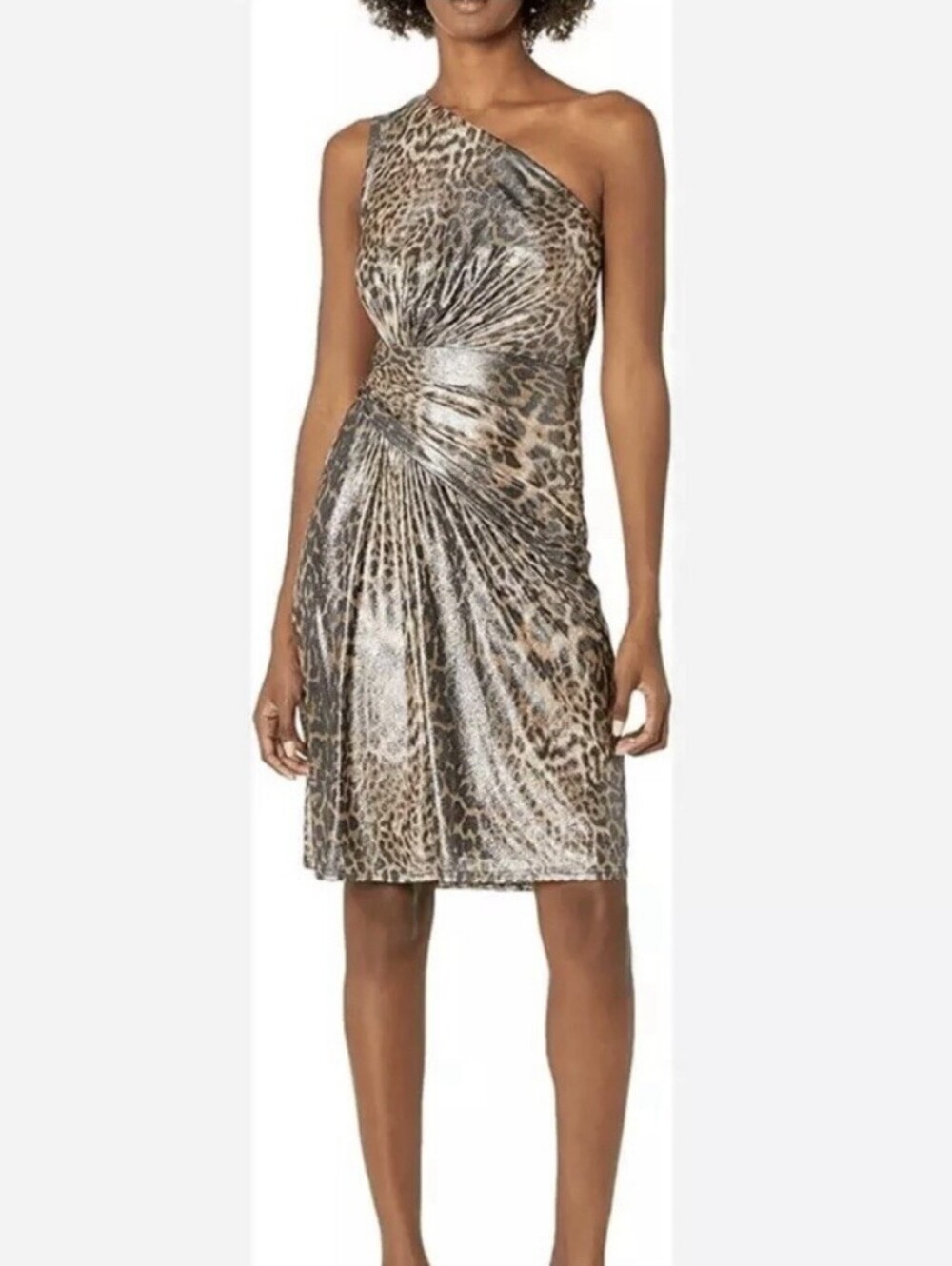 SHO by Tadashi Shoji one-shoulder shift dress size XXS NEW